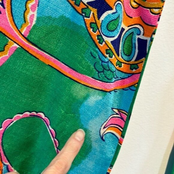 Vintage Keyloun Maxi Dress, Zip Front Size 12. - Picture 15 of 16